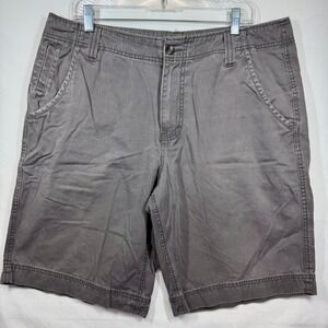 Mossimo Supply Co. Gray Chino Shorts Casual Everyday Size 36